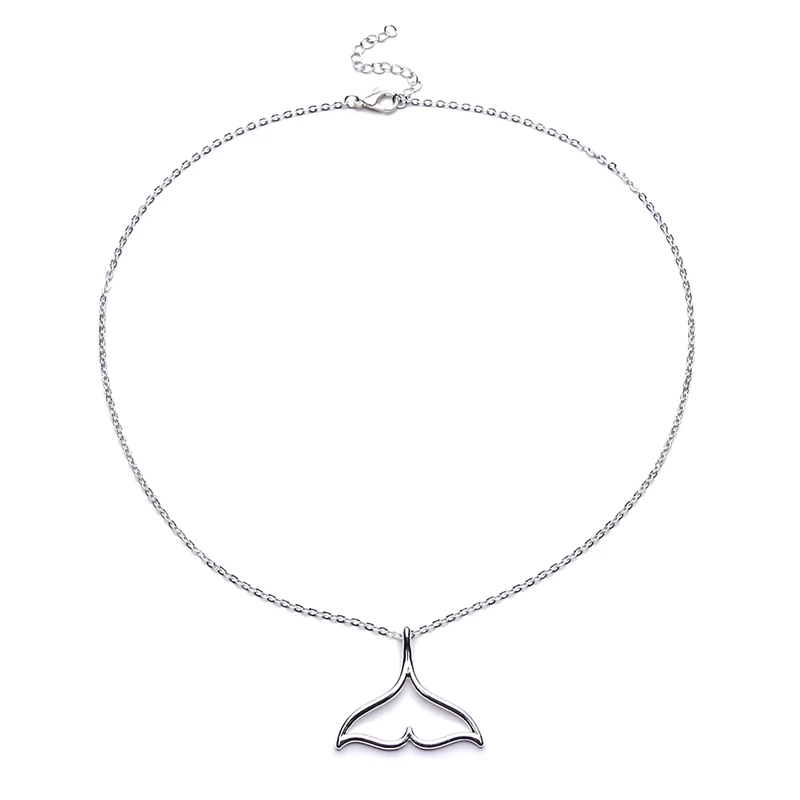 Женское Ожерелье в виде рыбьего хвоста из сплава 2020 новая мода ожерелье с кулоном