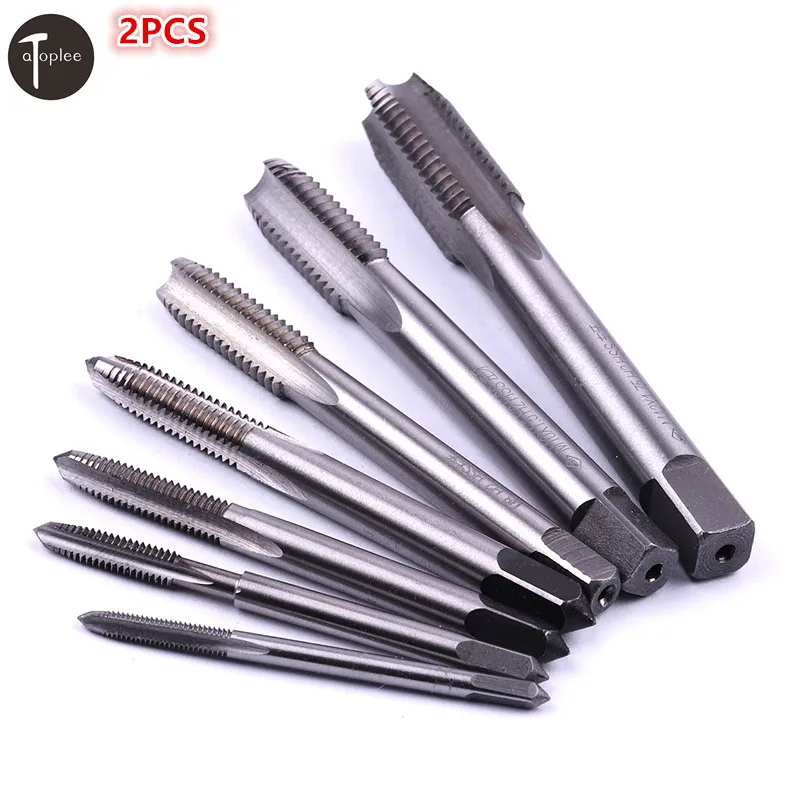 2 шт. HSS M3/M4/M5/M6/M8/M10/M12 машина прямой рифленый винт Резьба Метрическая вилка ручной