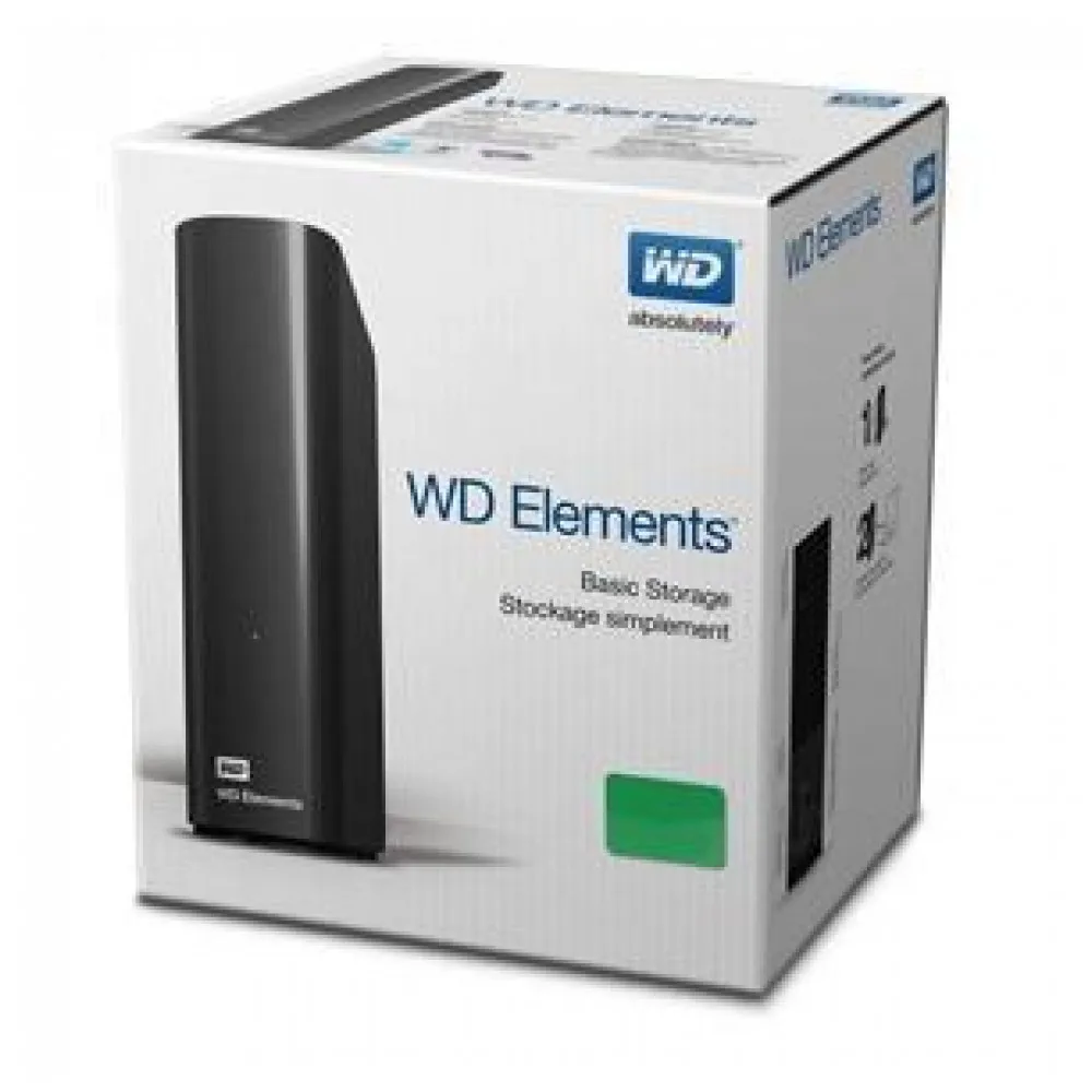 Внешний жёсткий диск Western Digital WD WDBWLG0080HBK-EESN 8ТБ 3 5&quot 5400RPM USB 3.0 (G4C) Elements Desktop |