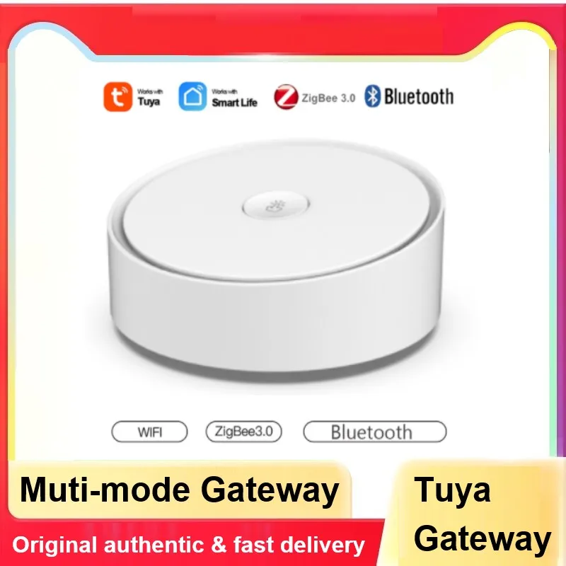 

Tuya ZigBee Smart Gateway Hub WiFi+Bluetooth Smart Home Bridge Smart Life APP Wireless Remote Controller via Alexa Google Home