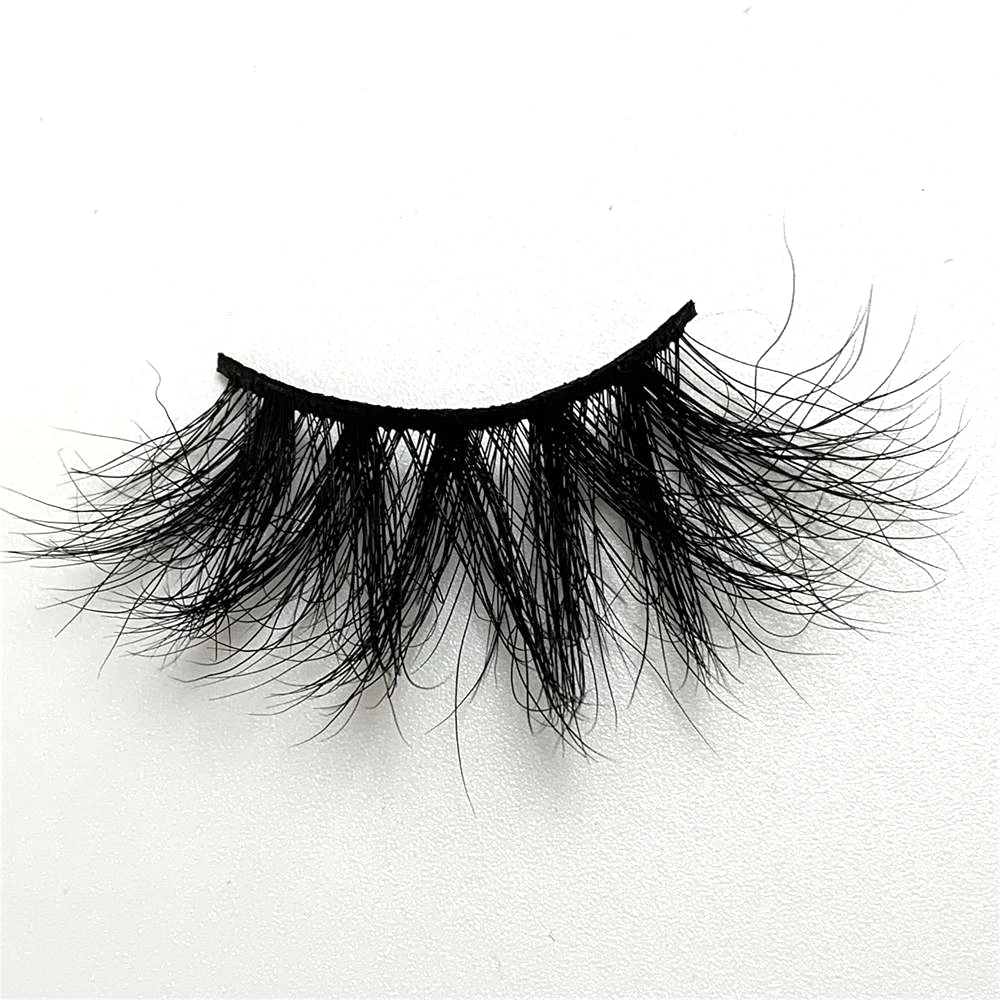 

1 Pair 25mm Mink Lashe 100% Mink Hair Crisscross Thick Natural 3d Eyelashes Handmade Mink Eyelashes Makeup Fake Eyelashes GS533