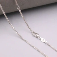 fine pure platinum pt950 chain 1mmw women wheat link necklace 18inch 3 8 4 2g