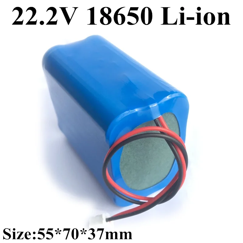 

18650 lithium battery pack 6 series 22.2v 25.2V 1500mah-3200mah with BMS build-in for bath machine instrument
