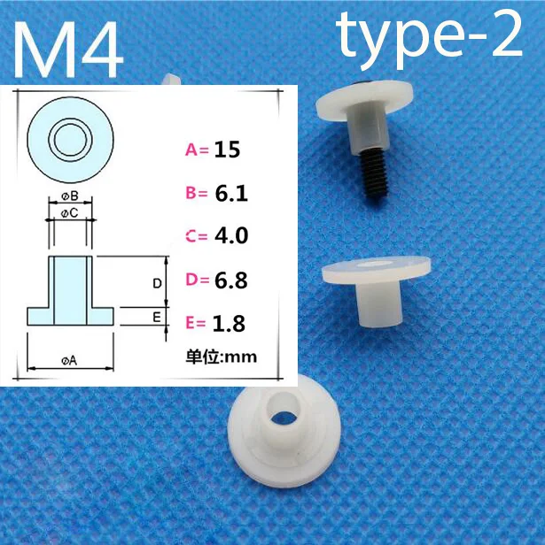 Прокладка для транзисторов M4 нейлоновая пластиковая прокладка Т образные