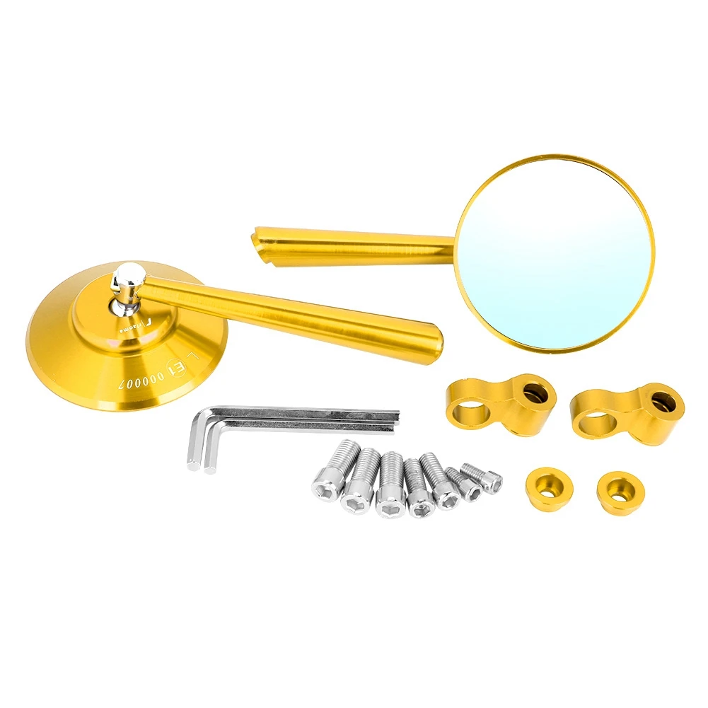 

2Pcs Universal Rear View Mirrors Wing Mirror Fit for Electrocar Motorcycle Bicycle Accessories