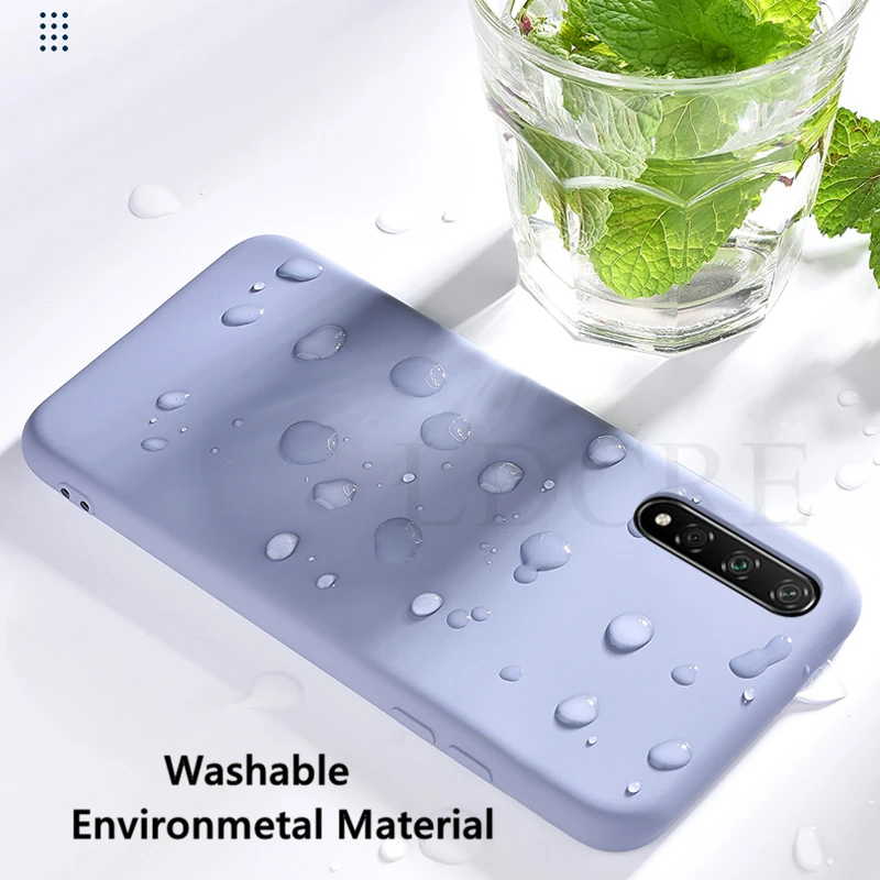 for huawei y8p case honor 10x lite liquid silicone touch case for huawei y6p y5p y7p cover for huawei nova 8i 8 8 pro 9 9 pro free global shipping