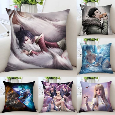 Изготовленный на заказ Чехол своими руками подушка печать LOL мягкая ручка