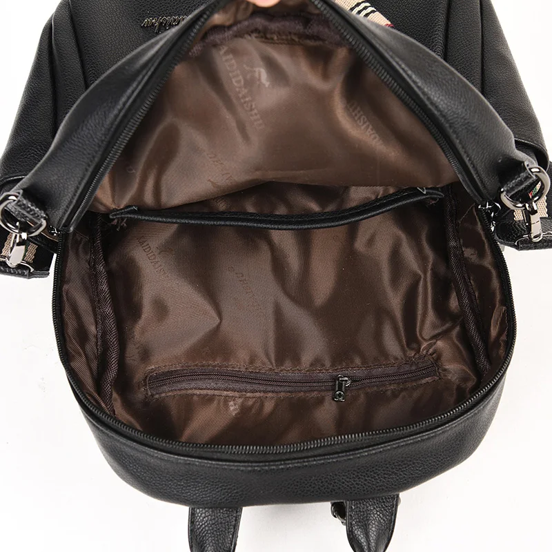 

The New Women backpack high quality leather school bags for girls high capacity ladies travel backpack women's vintage backpacks