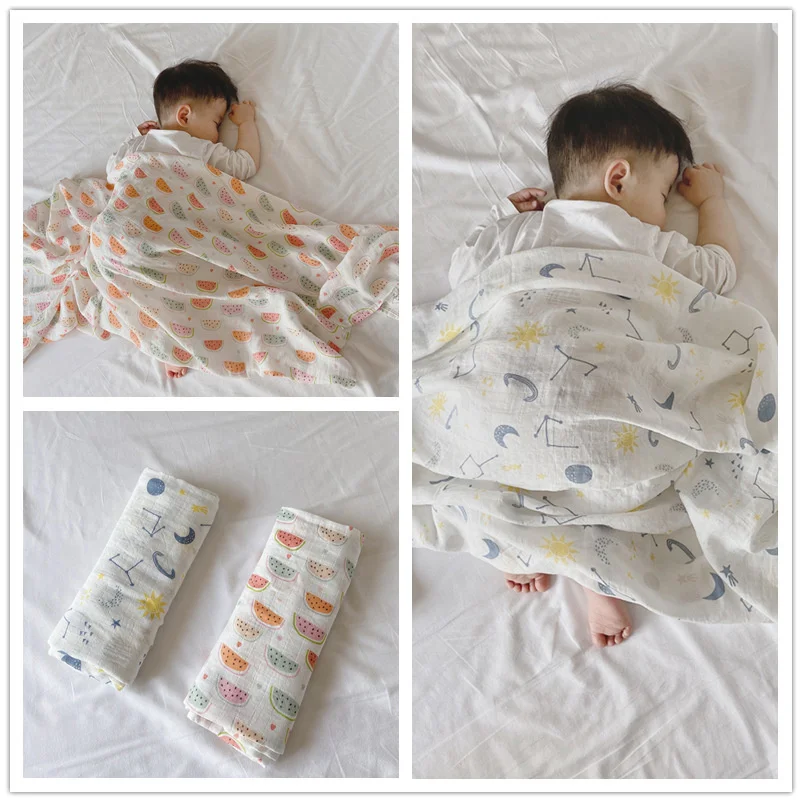 

Hydrophilic Cloths Baby Blankets For Newborns Baby Swaddle Wrap Swaddling Muslin Cotton For Babies Accessories Newborn Cocoon