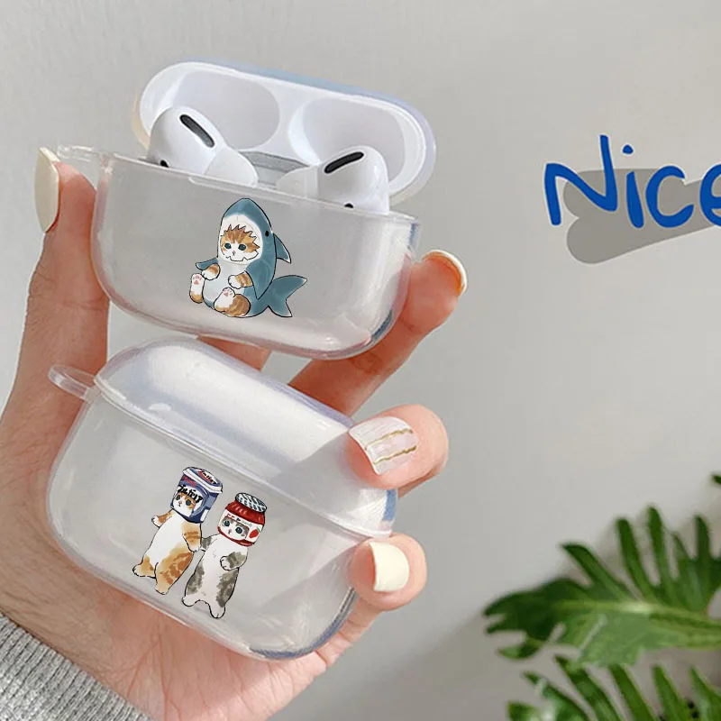 Мягкий чехол для наушников Airpods Pro с рисунком животных | Электроника