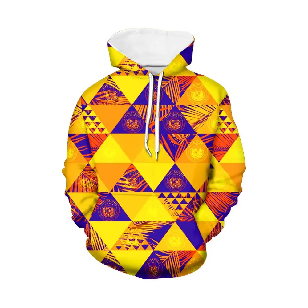 

Latest Custom Hawaii Logo Hoodies Polynesian Retro Designer Winter Long Sleeve Pullover Hoodie Women Hoodies & Sweatshirt