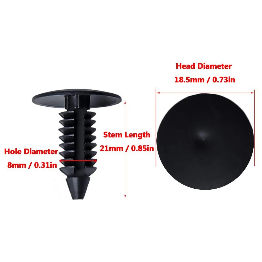 MIKKUPPA 100 шт. Пластиковые Крепежные Зажимы для Jeep Liberty 02 13 Dodge Durango 98 15 Chrysler 200 11 14