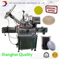 automatic dustproof lid capping machineround tin can lid pressing machinecapping machine