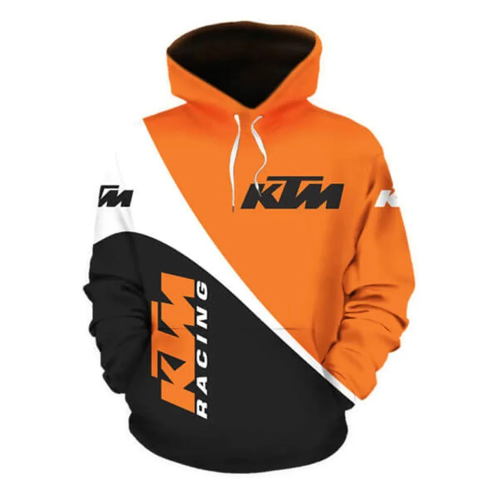 

2021 Brand New Hoodie Motorcycle K T M Pullover 3D Digital Printing Men's Fashion Hooded Jacket Spring&Autumn Casual Sweatshirts