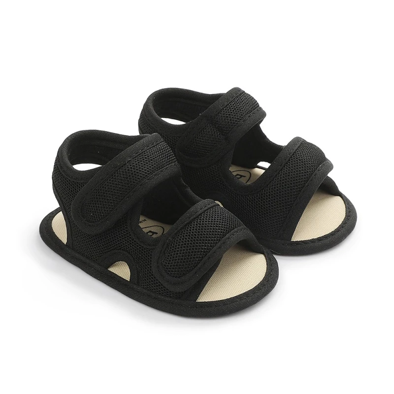 

Baby Boys Girls Shoes Summer Soild Breathable Anti Slip Shoes Toddler Soft Soled Shoes First Walkers 0-18 M