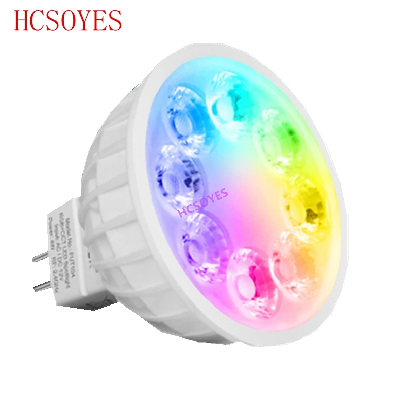 

Светодиодный прожектор MIBOXER MR16 FUT104, 4 Вт, RGB + CCT, E27, светодиодная лампа, прожектор 2700 ~ 6500K, переменного тока, постоянного тока, 12 В, полноцветный ...