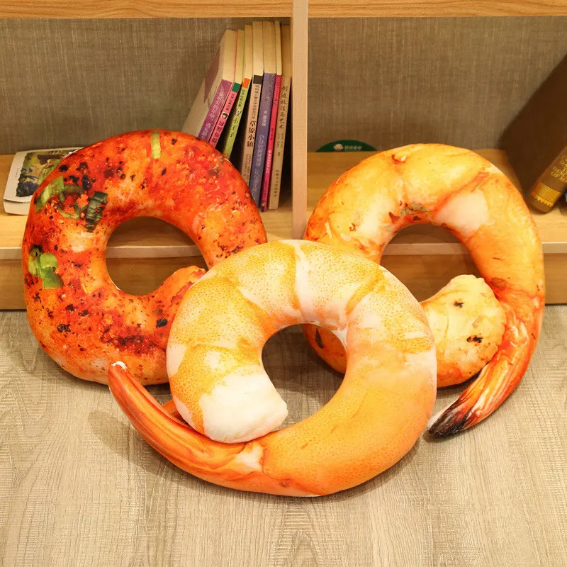 

Симпатичная креативная имитация готовки креветки плюшевая игрушечная подушка мягкая подушка для дивана детская милая игрушка для девушки