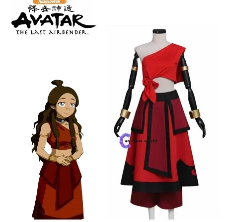 Новинка 2020 костюм для косплея последнего Аватара Катара взрослых женский на