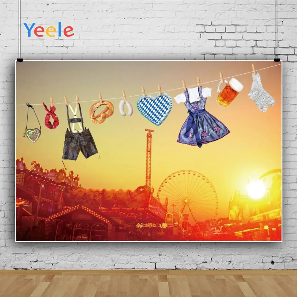 Yeele Октоберфест семья друг Вечеринка карнавал пиво фотография фон