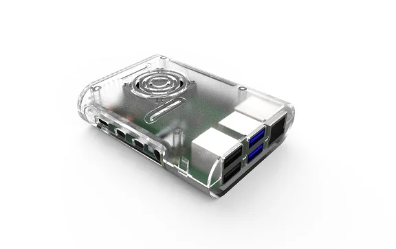 Для Raspberry Pi 4 чехол с алюминиевым радиатором+ охлаждающий вентилятор+ гибкий кабель для камеры для Raspberry Pi 4 Модель B+ Новинка - Цвет: as picture