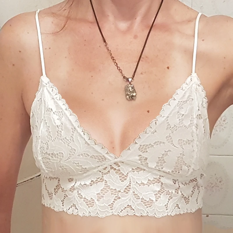 Новинка кружевной бюстгальтер Топ для женщин цветочный Дамское бесшовное белье