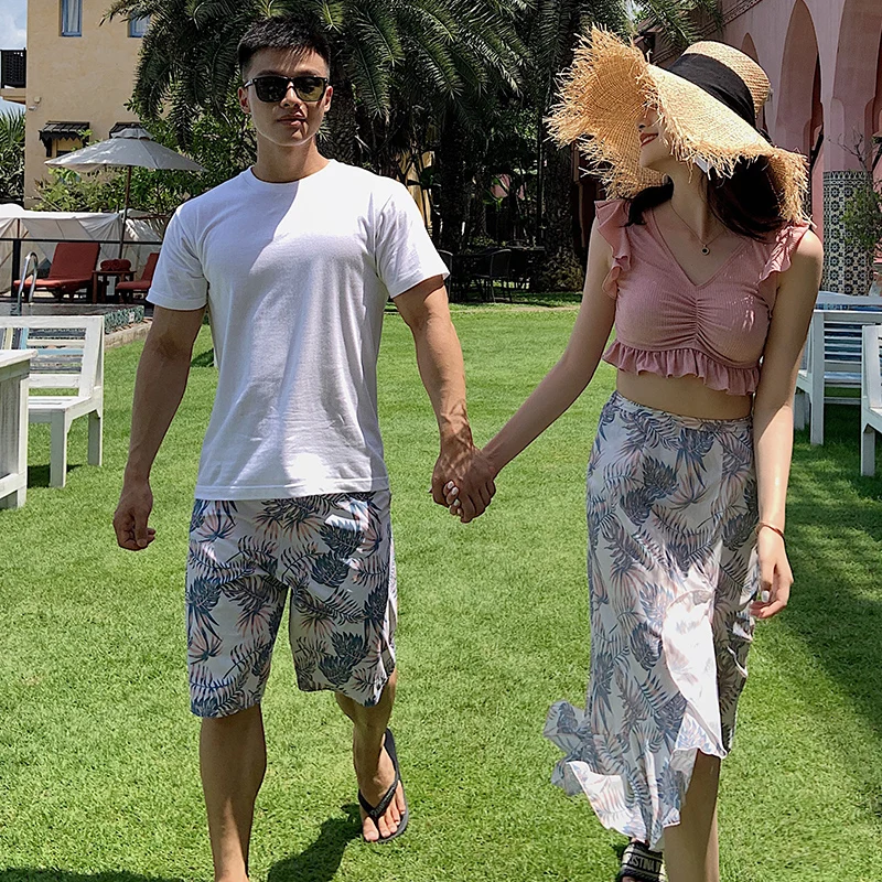 Модный Купальник для пар сексуальный купальник бикини пляжная одежда