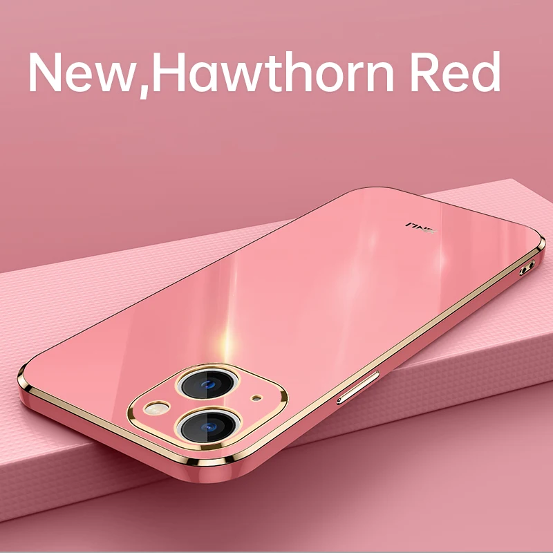

Роскошный мягкий силиконовый чехол с квадратной рамкой для iPhone 13 Pro Max 11 12 Pro XS Max Mini X XR 6 7 8 Plus SE2, противоударный чехол