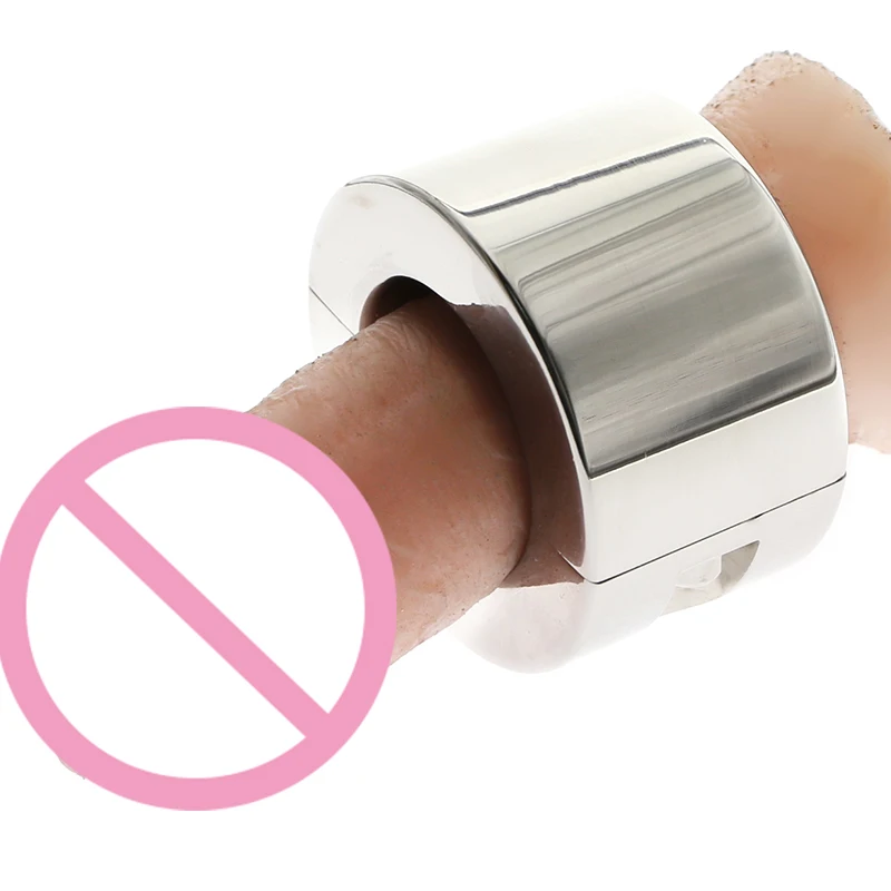 590 г стальной тяжелый шарик Растяжитель металлический замок для пениса кольцо на