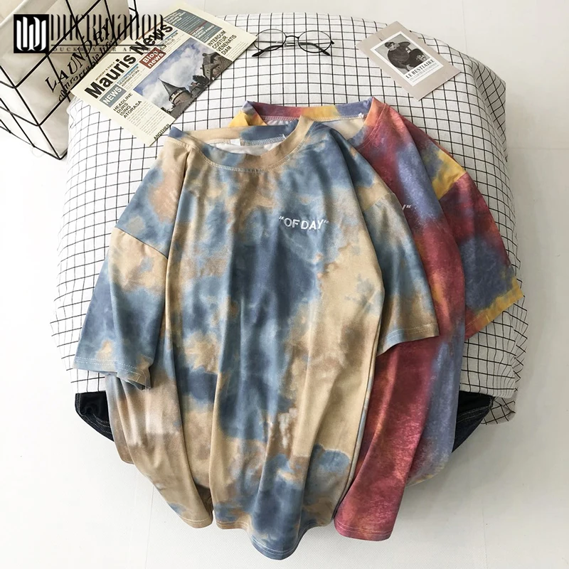 Duckwaver летняя шикарная модная женская футболка цветные футболки для девушек vogue