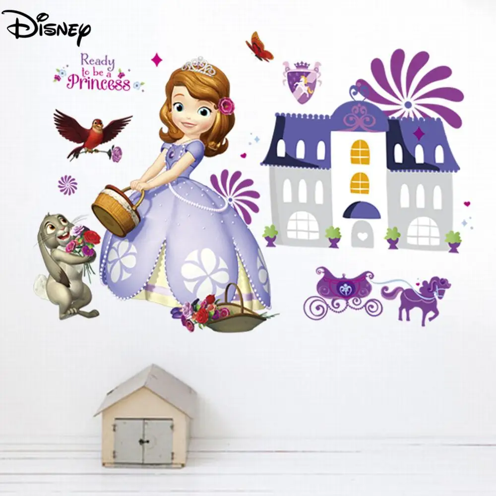 Детская комната Disney Мультяшные наклейки София маленькая принцесса для комнаты
