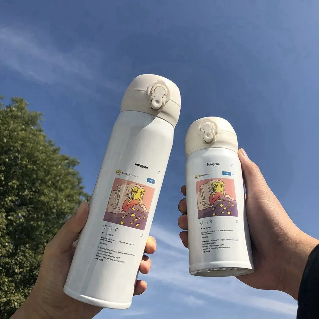 

Sailor Moon Cartoon Thermos Bottle Vacuum Flask Stainless Steel Tumbler Insulated Water Bottle Tea Coffee Thermos Cup For Girls