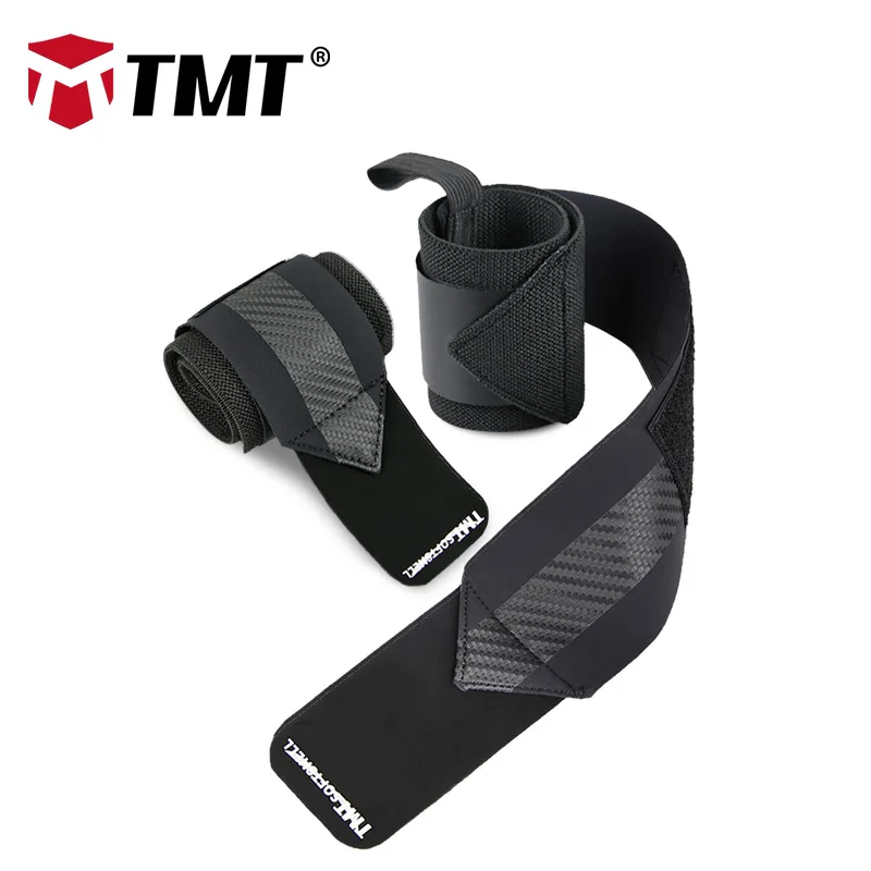 B62 Black TMT браслет для тяжелой атлетики, поддержка запястья, бандаж для фитнеса, спортзала, спорта, повязки на запястье, повязка на руку, пауэрлифтинг, Поддержка штанги, Кроссфит - Цвет: B62 Black