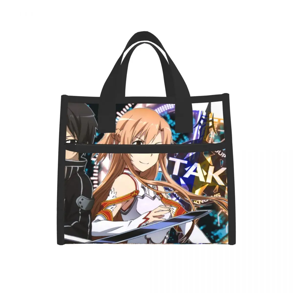 

SAO Lunch Bag Keep Warm Shopping Bag Large Capacity Unisex