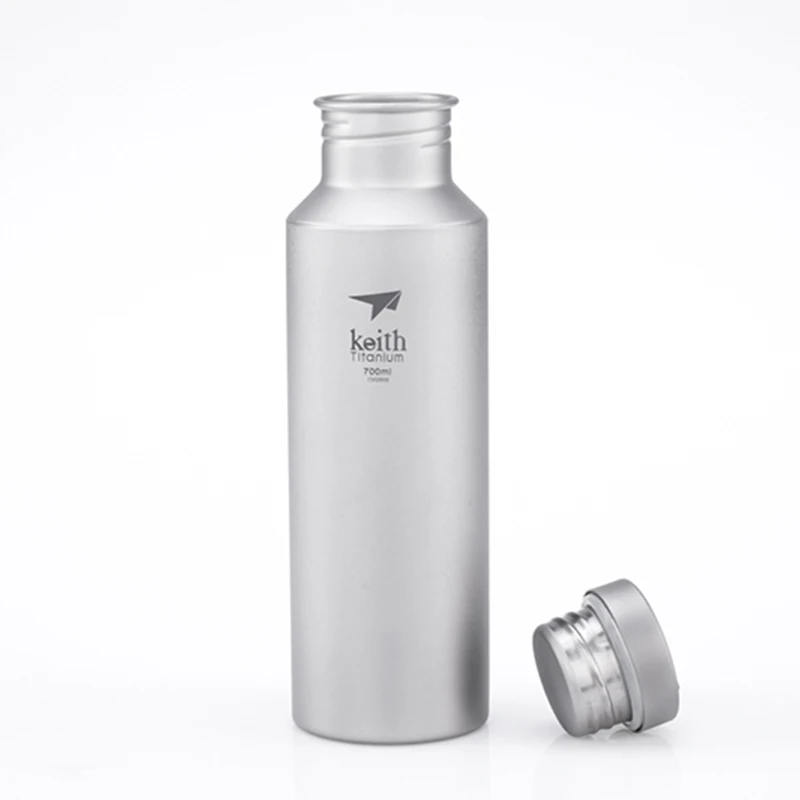Титановая бутылка для воды Нетоксичная бактериостатическая не герметичная