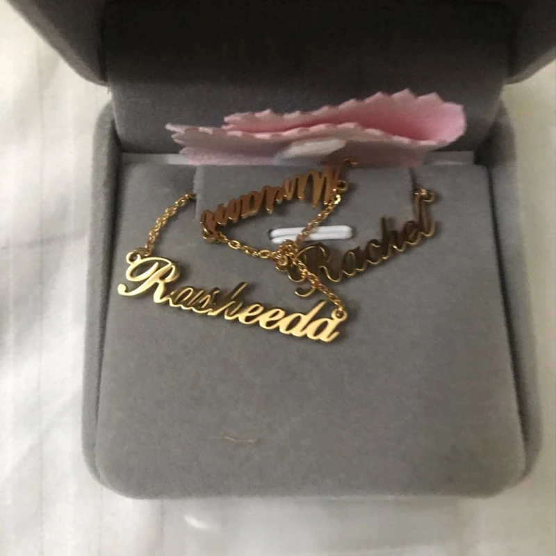 Имя арабское ожерелье 2019 персонализированное 3 имя дружеские ожерелья из