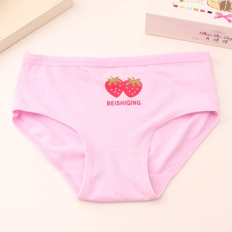 

4/PCS Girls Underwear Briefs Children's Triangle Panties Cartoon Cotton Child Underwear Baby Briefs 2-8 Years