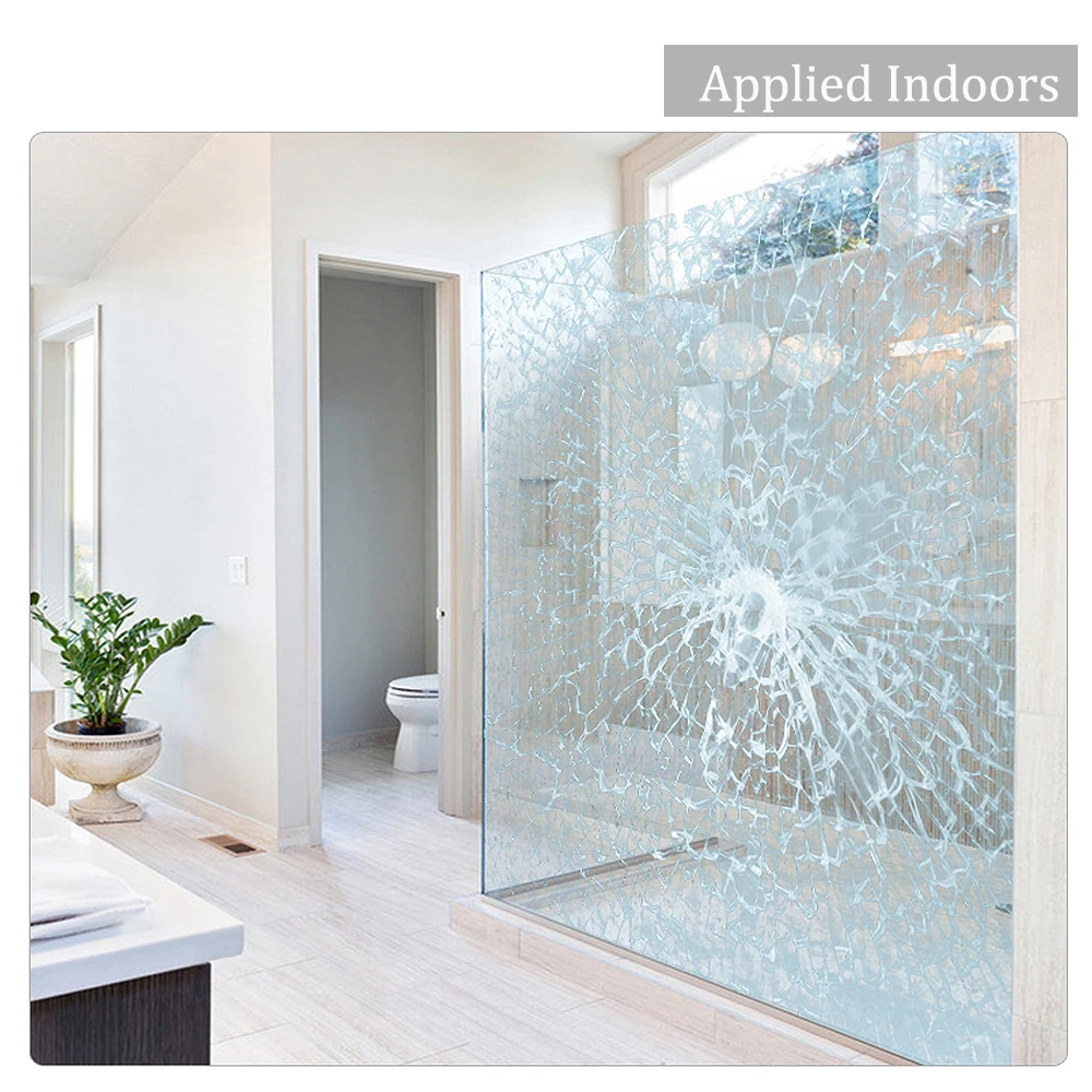 Прозрачная защитная пленка для окон 2 мил клейкая Противоударная Защитная