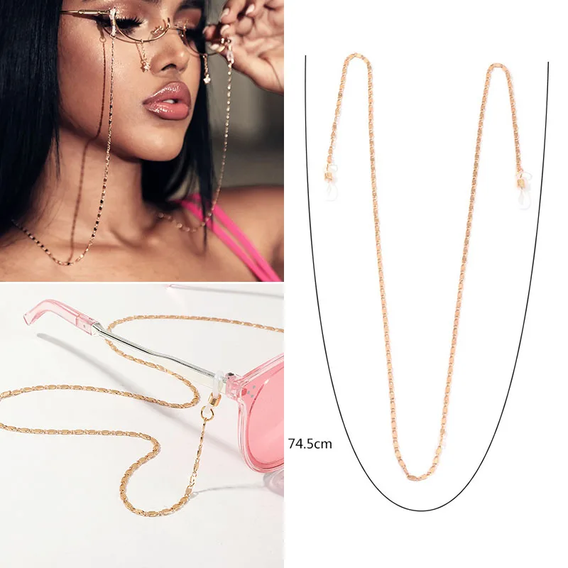 Мужские и женские винтажные металлические шнуры для солнцезащитных очков MLING 20