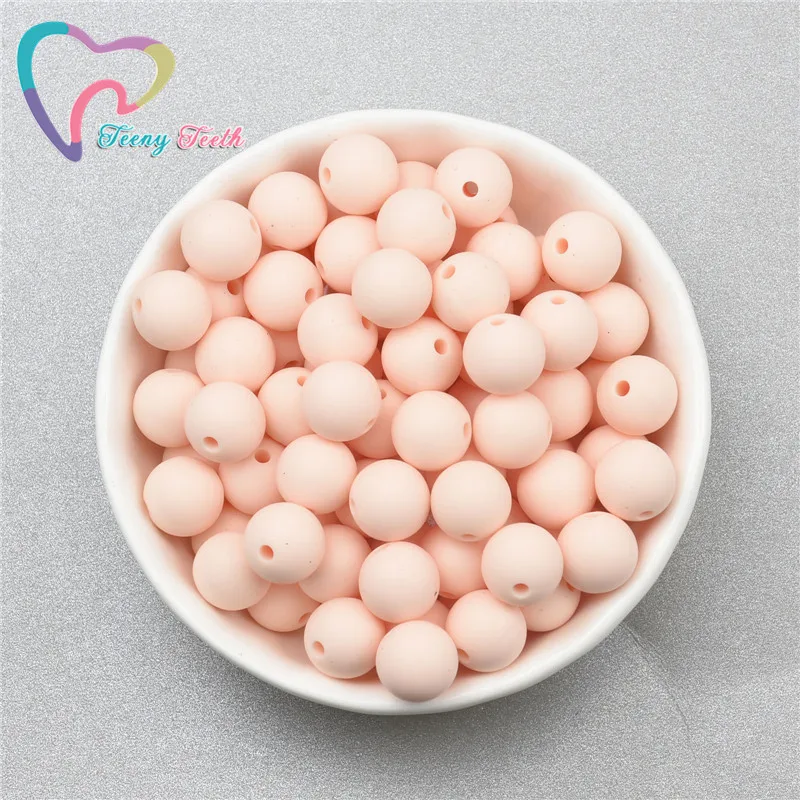 Teeny Teeth 10 шт. румяна розовые 17 мм шестиугольные силиконовые свободные бусины