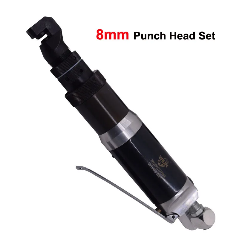 8mm Punch Head Set Промышленный Воздушный Пробивной фланец инструмент пневматический 4 мм 5 мм 6,5 мм 8 мм Дырокол знак пробивки металла складные машины листового металла - Цвет: 8mm Punch Head Set