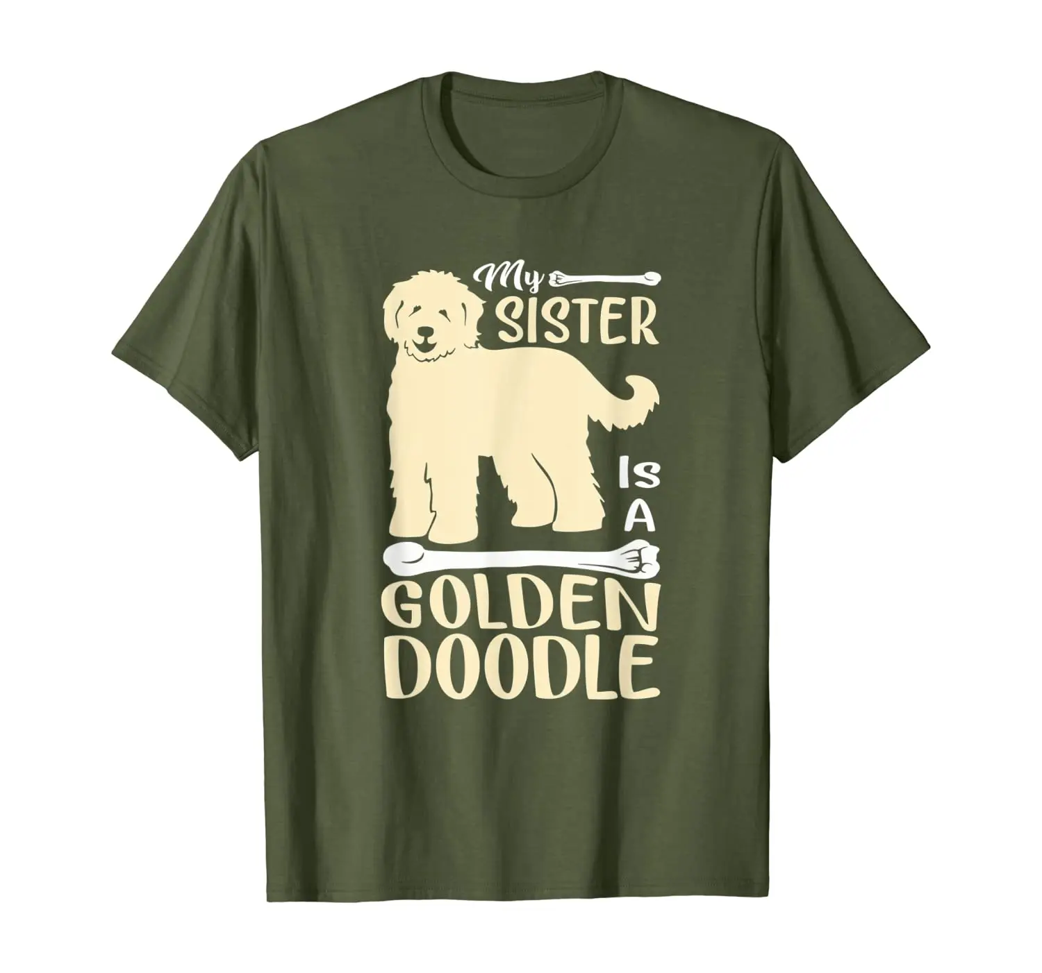 

Goldendoodle Dog Lover Tee My Sister Is A Goldendoodle T-Shirt