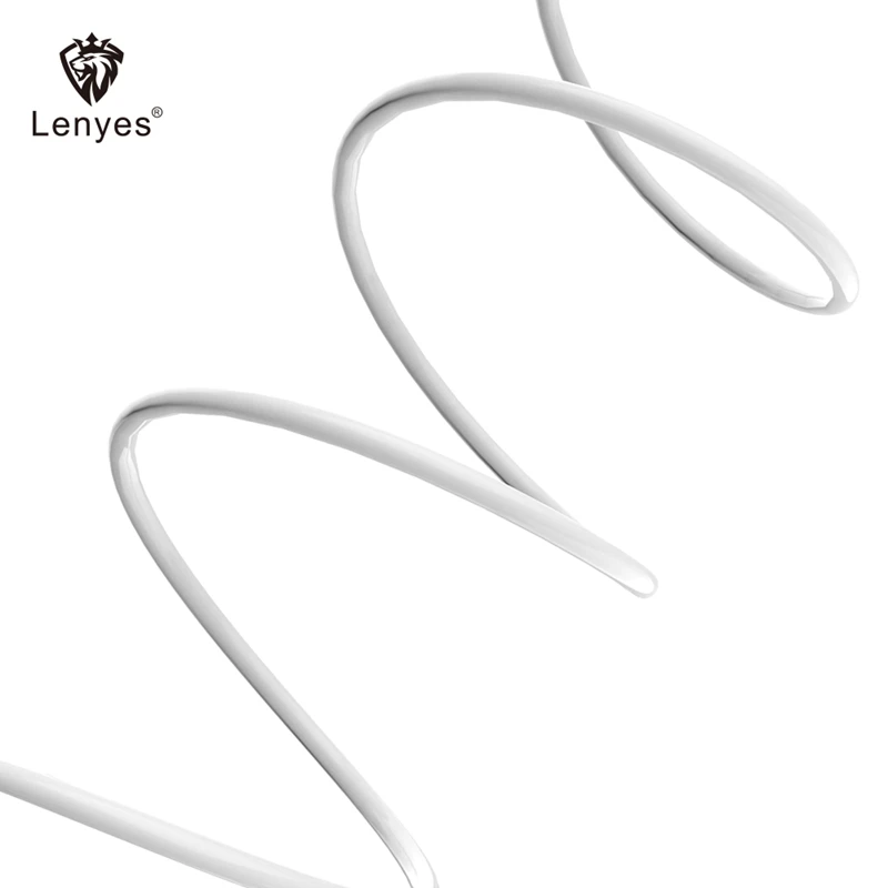 Lenyes ПВХ зарядный кабель 100 см 1.5A type C IOS USB Micro V8 для samsung S8 S9 S10 Note 10 Кабели мобильных