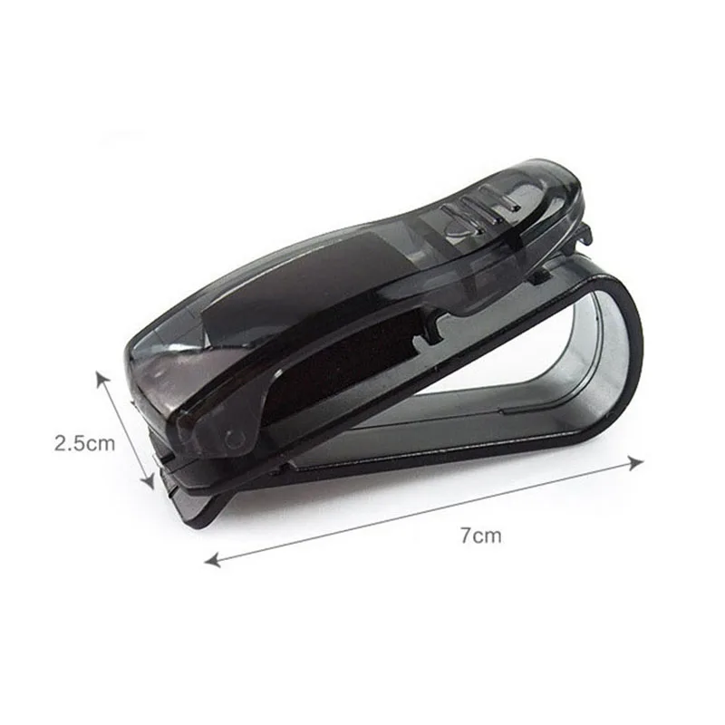 

1Pcs Universal Car Glasses Case Sun Visor Sunglass Eyeglasses Glasses Card Pen ABS Portable Clip Ticket Holder Stand Z2