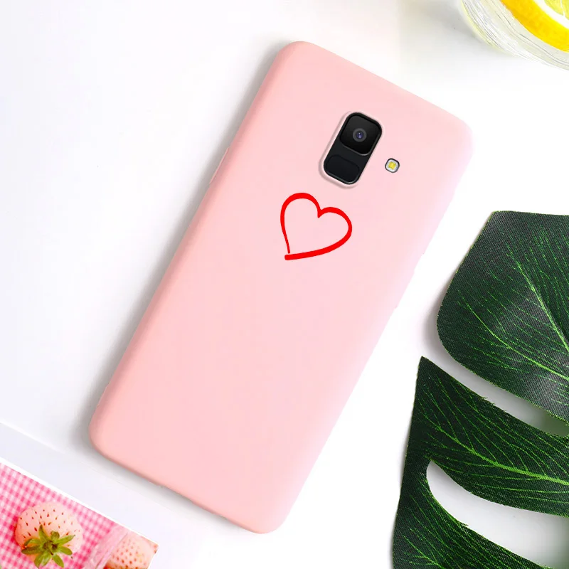 Чехол для Samsung Galaxy j6 2018 картонный мягкий чехол с динозавром сердцем телефона Plus