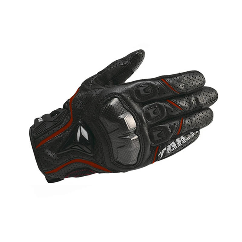 Перчатки для мотокросса мужские кожаные дышащие из перфорированного