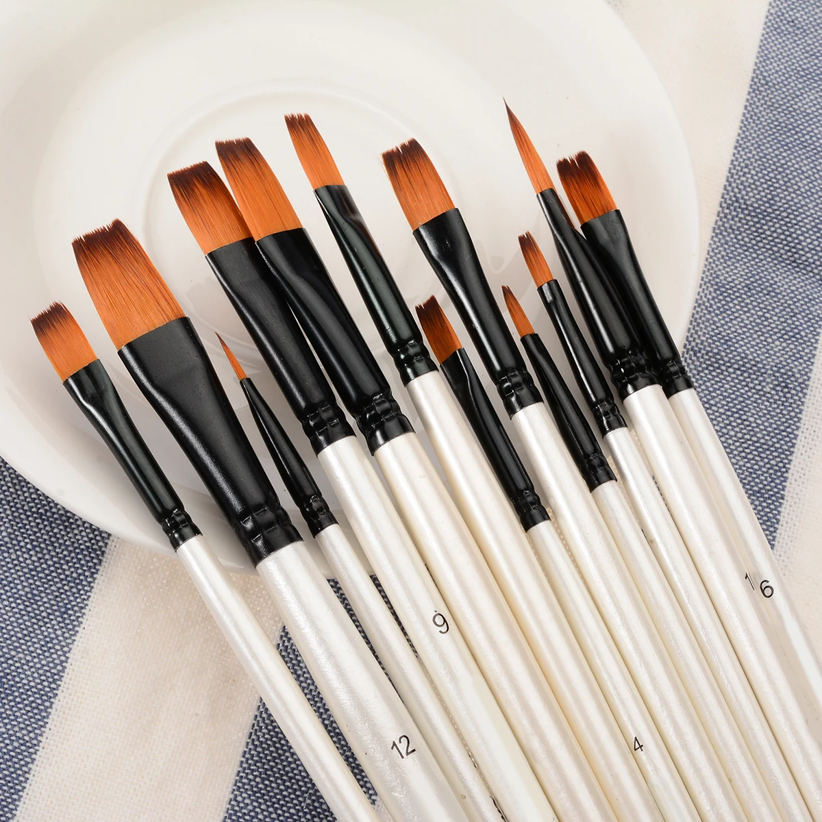 Набор кистей для рисования 12 шт./набор | Канцтовары офиса и дома