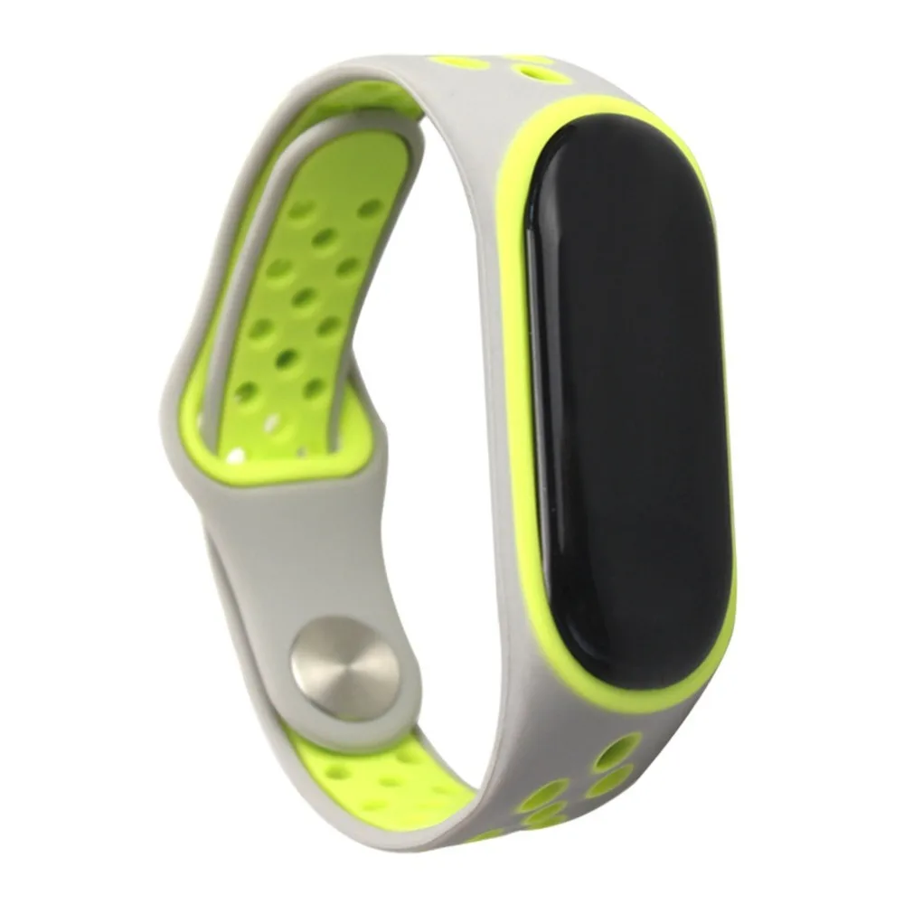 100 шт., ремешок для Xiaomi mi, 4 ремешка, силиконовый ремешок для mi Band 4 3, аксессуары, сменные разноцветные ремешки для браслетов
