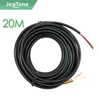 JeaTone Tuya умный видеодомофон Удлинительный кабель 4x0,12 мм 20 метров луженая медная проволока Бесплатная доставка