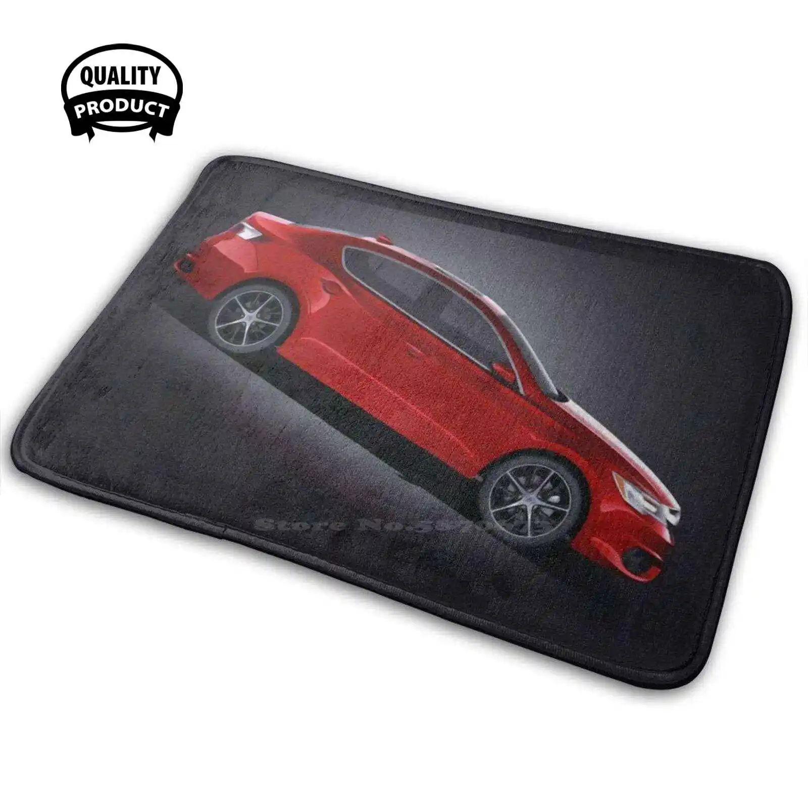 Red Acura Ilx 2016 41 Comfortable Door Mat Rug Carpet Cushion Car Auto Isolated Automobile Vehicle Toy Transportation Sport