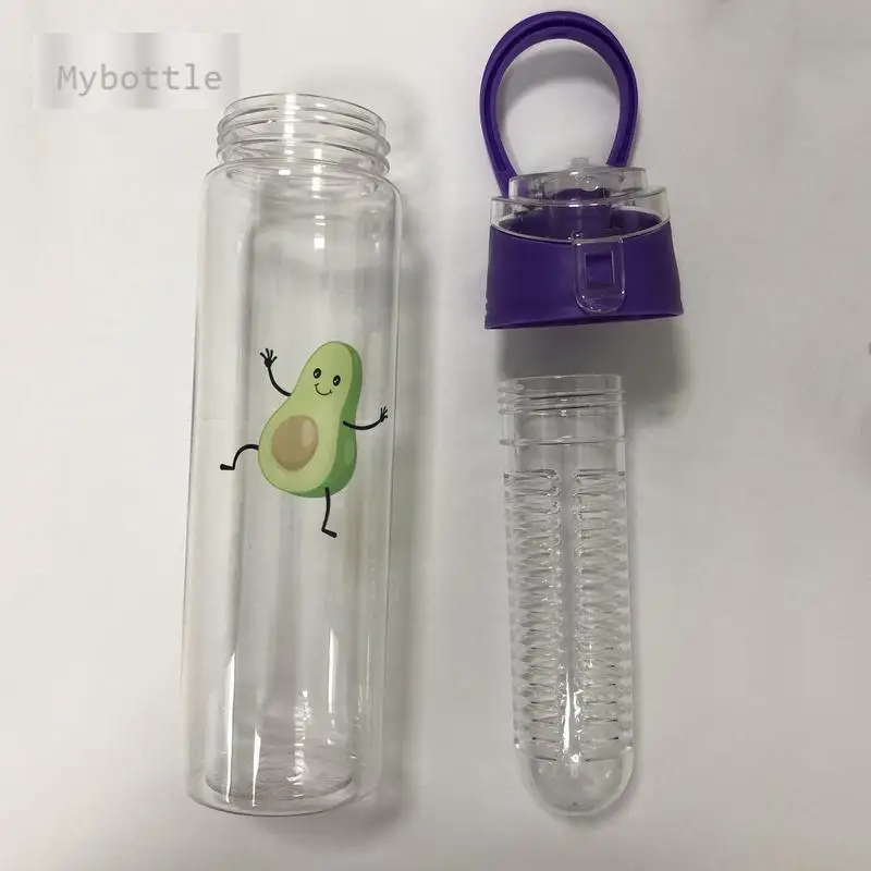 800 мл фруктовый инфузер бутылка для воды посуда напитков логотип на заказ